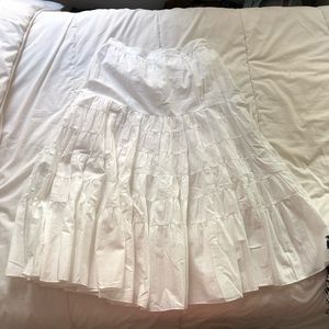 Ruffled Midi Skirt  |  MAJE